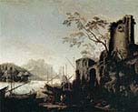 Marine Landscape with Towers